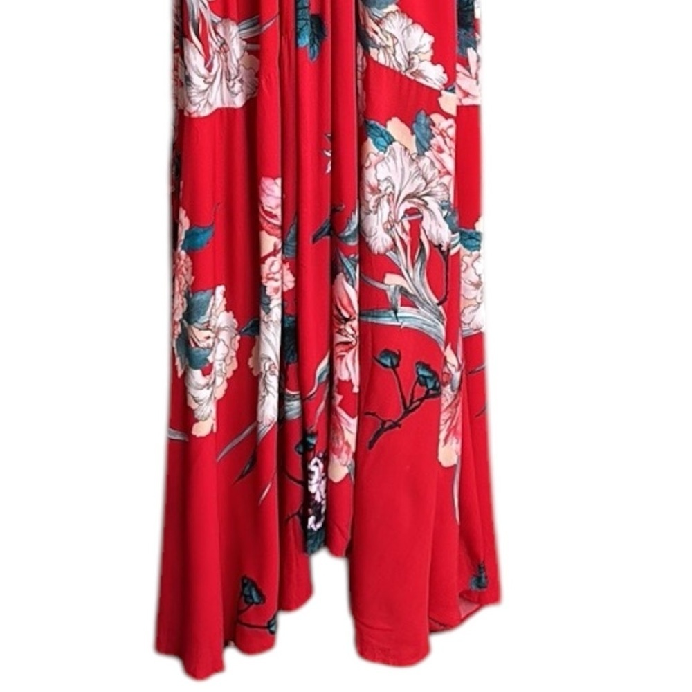 Jaase Red Floral Maxi Dress - Picture 7 of 16